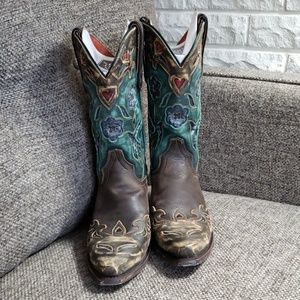Dan Post Vintage Bluebird Leather Boots